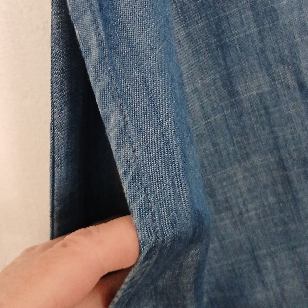 J Jill Denim Dress Size L NWT - Picture 4 of 12
